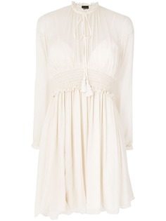 Ermanno Ermanno приталенное платье с длинными рукавами