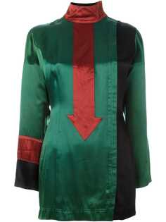 Jean Paul Gaultier Pre-Owned удлиненный топ с аппликацией стрел