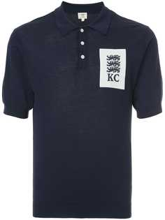 Kent & Curwen рубашка-поло с гербом со львами