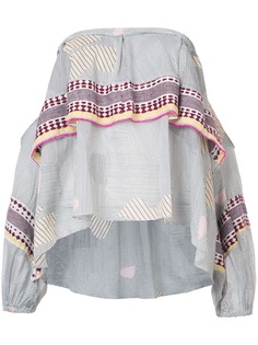 lemlem блузка с открытыми плечами Wefi