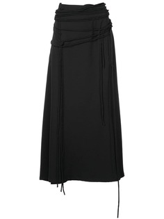 Yohji Yamamoto юбка с завышенной талией