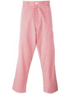 Comme Des Garçons Pre-Owned брюки в клетку "гингем"