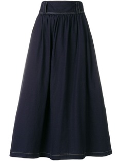 Yohji Yamamoto Pre-Owned расклешенная юбка средней длины