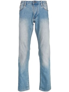 Emporio Armani прямые джинсы с выцветшим эффектом