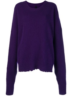 UNRAVEL PROJECT свитер оверсайз с эффектом потертости