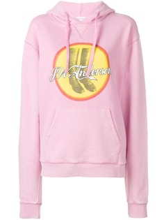 JW Anderson толстовка с капюшоном и принтом сапогов