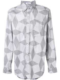 Engineered Garments рубашка с абстрактным рисунком