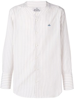 Vivienne Westwood рубашка в полоску с круглым вырезом