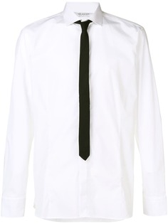 Neil Barrett классическая рубашка с контрастным галстуком