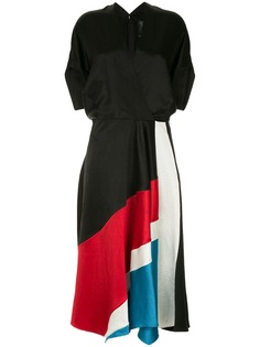 Zero + Maria Cornejo платье дизайна "колор-блок"