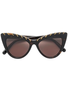 Stella McCartney Eyewear солнцезащитные очки Falabella в оправе кошачий глаз