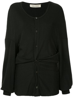 Comme Des Garçons Pre-Owned кардиган с длинными рукавами и драпировкой