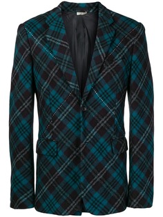 Comme Des Garçons Pre-Owned блейзер в клетку