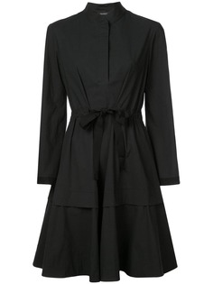 Josie Natori платье с воротником-стойкой