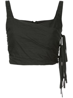 Irene топ с запахом на лямках