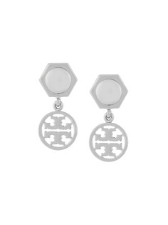 Tory Burch висячие серьги с логотипом