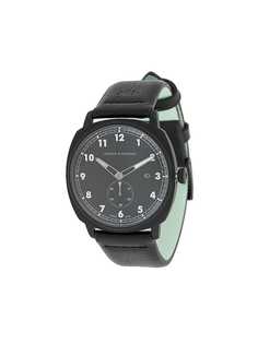 Larsson & Jennings часы Meridian Black Leather 38 мм