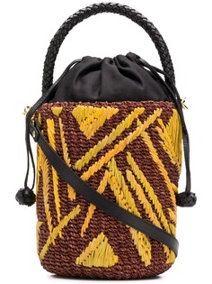 ARANÁZ сумка-корзина плетеного дизайна с узором