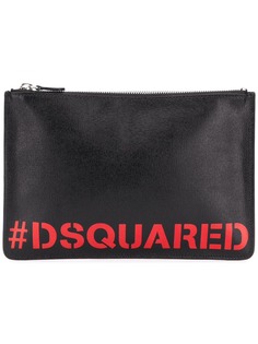 Dsquared2 клатч с тиснением логотипа