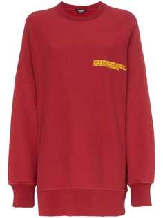 Calvin Klein 205W39nyc джемпер кроя оверсайз с принтом логотипа