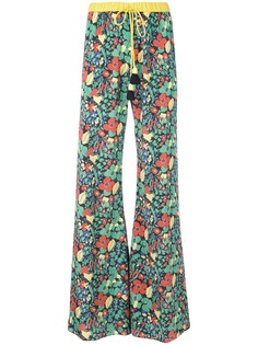 Alexis расклешенные брюки с цветочным принтом