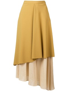 Chalayan многослойная юбка миди