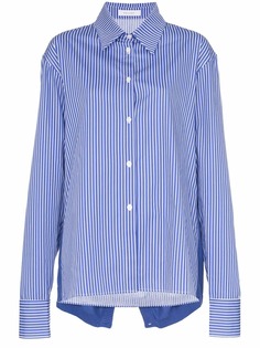 Delada полосатая рубашка с пришитым жилетом