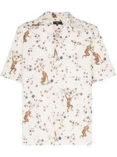 Edward Crutchley рубашка с принтом обезьян