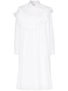 Shushu/Tong платье-рубашка на пуговицах с оборками