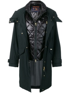 Woolrich стеганый жилет с капюшоном