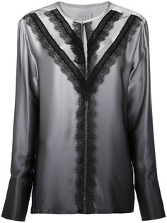 Jason Wu блузка с кружевной отделкой