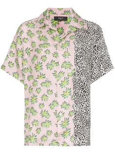 AMIRI рубашка с цветочным и леопардовым принтом