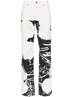 Calvin Klein 205W39nyc джинсы с эффектом брызг