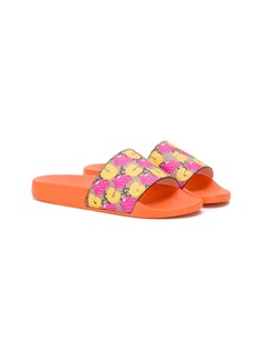 Gucci Kids шлепанцы с узором