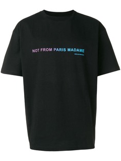 Drôle De Monsieur футболка со слоганом