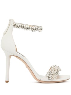Badgley Mischka декорированные босоножки Fiorenza