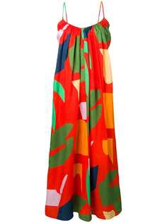 Mara Hoffman длинное платье свободного кроя с принтом