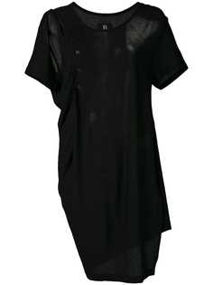 Yohji Yamamoto футболка с драпировкой