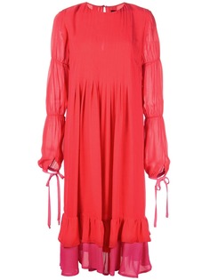 Cynthia Rowley многослойное платье миди