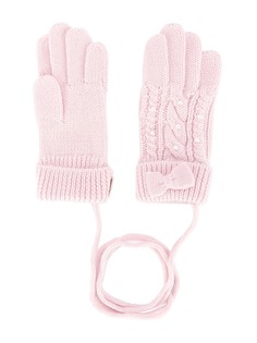 Miki House перчатки вязки с косичками