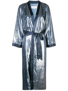 Michelle Mason блестящее пальто-кимоно