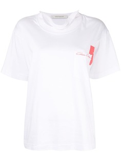 Cédric Charlier футболка с вышитым логотипом