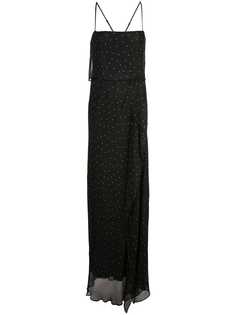 Michelle Mason двухслойное платье макси