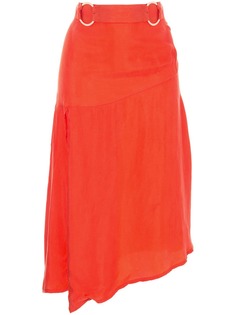 Suboo юбка с асимметричным подолом