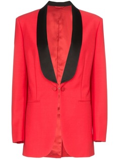 Calvin Klein 205W39nyc блейзер с контрастными лацканами