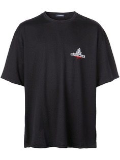 JohnUNDERCOVER футболка с вышитым логотипом и круглым вырезом