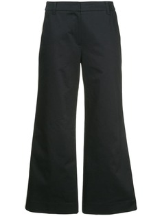 Goen.J side stripe cropped trousers