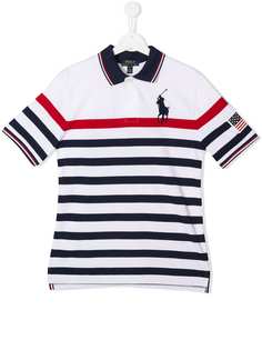 Ralph Lauren Kids рубашка-поло в полоску