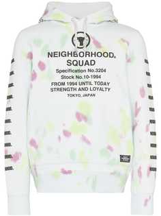 Neighborhood худи с принтом тай-дай и логотипом