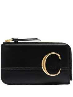 Chloé кошелек для монет с металлическим логотипом Chloe